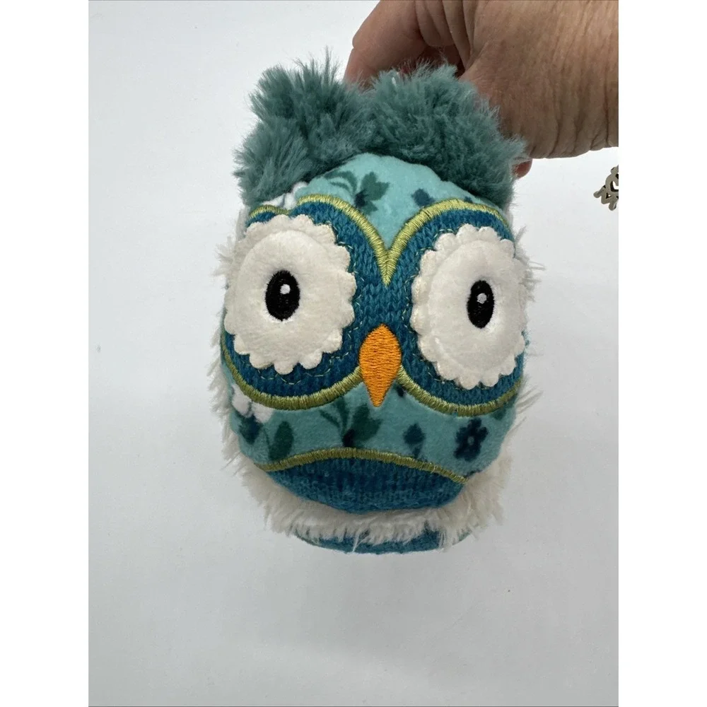 Plush Floral Owl Adjustable Warm‎ Earmuffs Ear Muffs